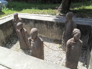 Slave Monument at the Anglican Church in Zanzibar