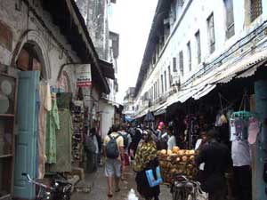 Stone Town street and market