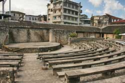 Inside the Old Arab Fort in Stone Town Zanzibar